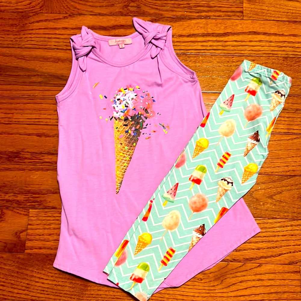 Haven girl size 5 ice cream set girls